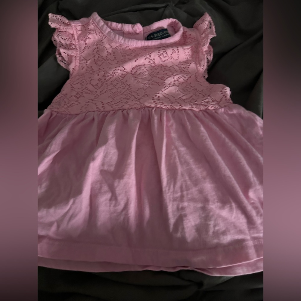 Us polo association  size 18 months pink blouse